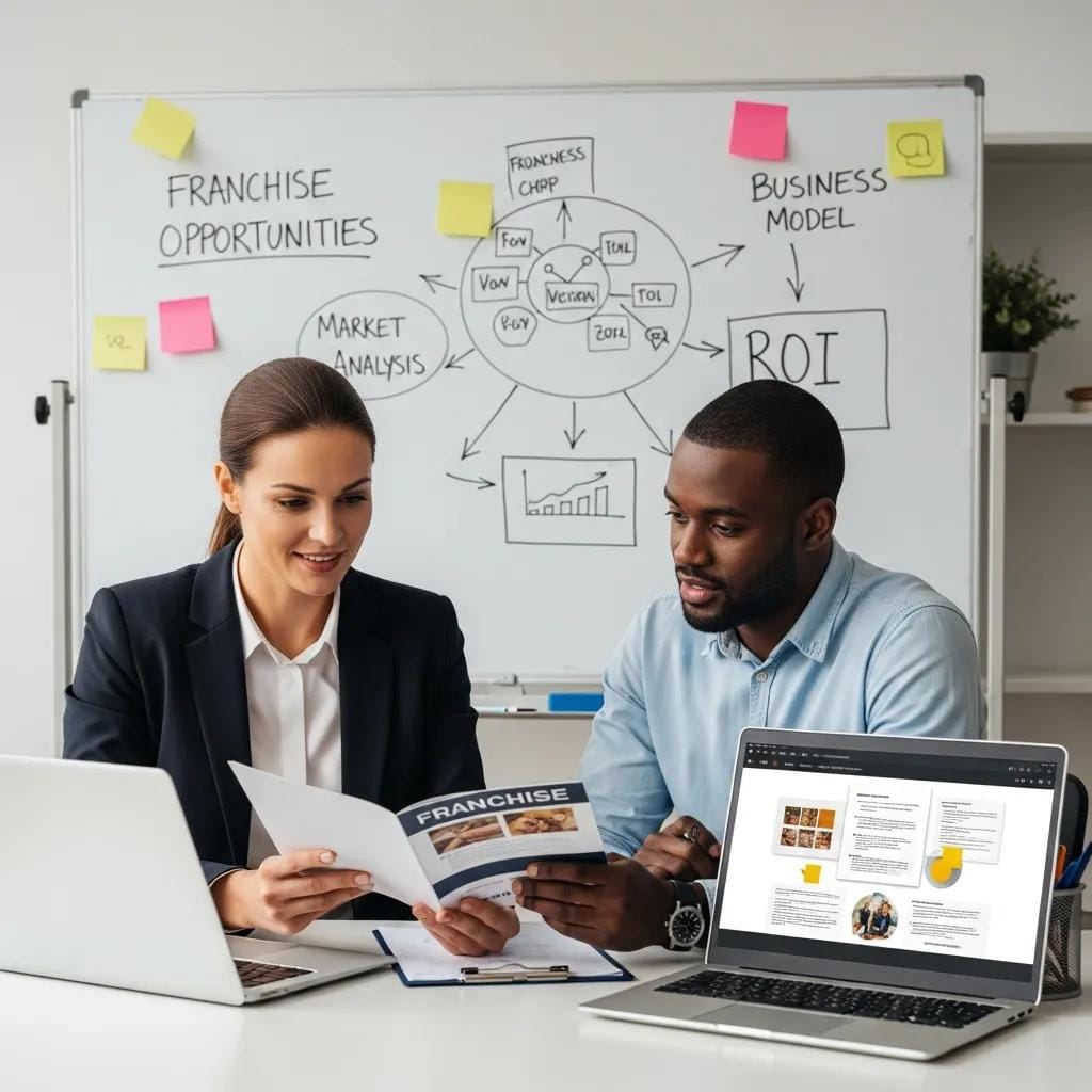 franchise-consultant-discussing-opportunities-with-an-entrepreneur-in-a-modern-office-369dbdcf-0404-41da-bb74-6d447e602770.webp A franchise consultant advising an entrepreneur in a modern office