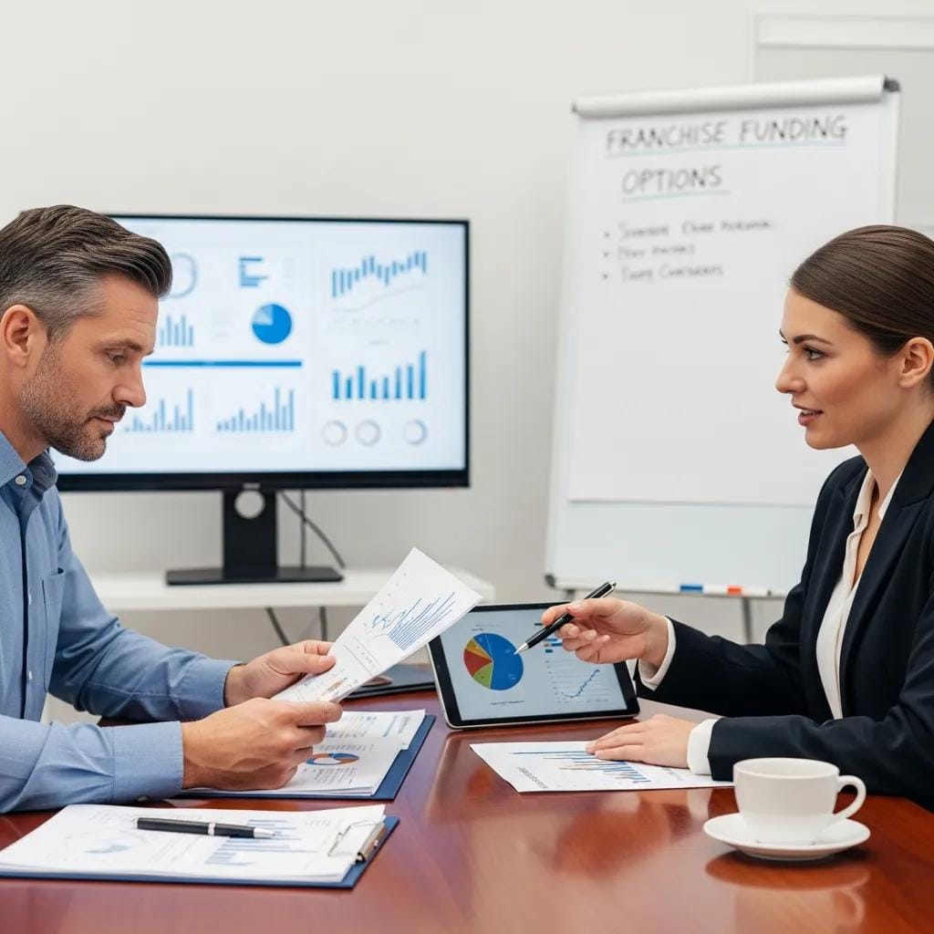 Veteran discussing financing options with an advisor