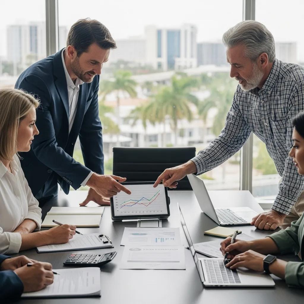 Diagram of common franchise financing options available to Bradenton buyers