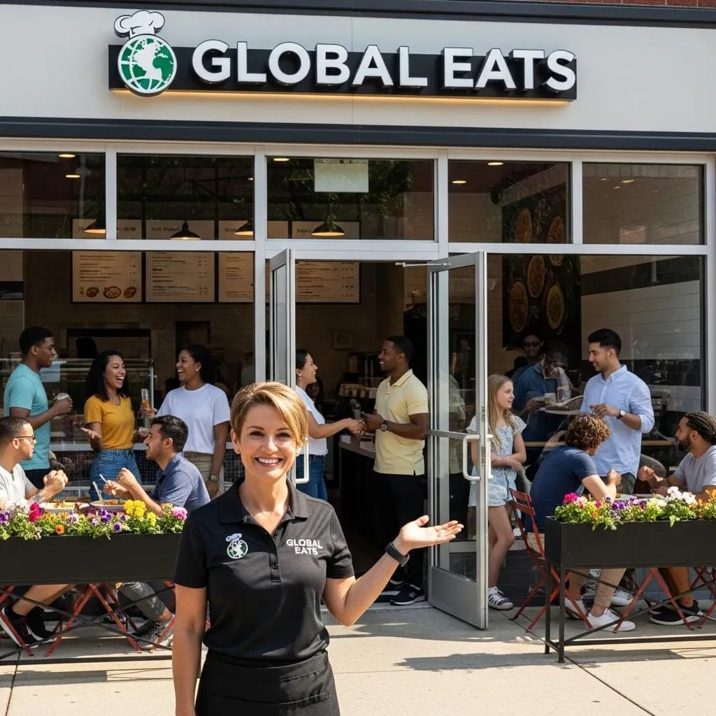 Veteran franchise owner outside their Tampa location